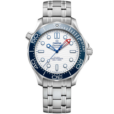 Damen- und Herrenuhr, Automatik, Omega Seamaster Diver 300M