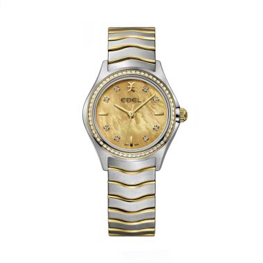 Damenuhr, Quarzwerk, EBEL Wave Lady 