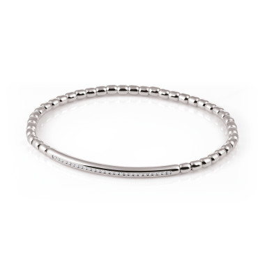         Weißgold, Armschmuck, Al Coro Stretchy Men Armband