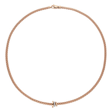         Roségold, Halsschmuck, FOPE Prima Flex'it Collier