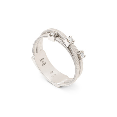 Ringe, Weißgold, Marco Bicego Goa Ring 