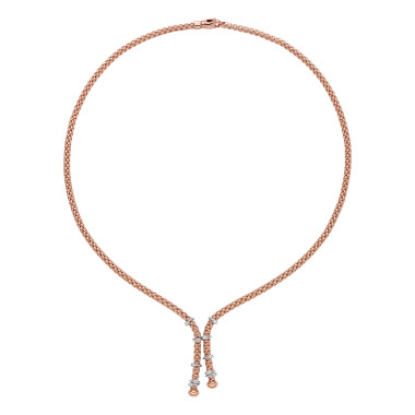         Roségold, Halsschmuck, FOPE Prima Flex'it Collier