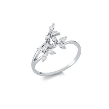 Ringe, Weißgold, Becker Young Fashion Kollektion Ring 