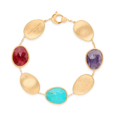 Armschmuck, Gelbgold, Marco Bicego Lunaria Color Armband