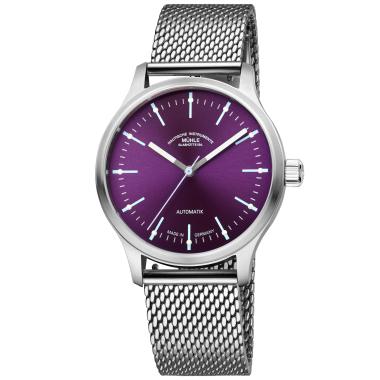 Unisex, Automatik, Mühle Glashütte Panova Violett