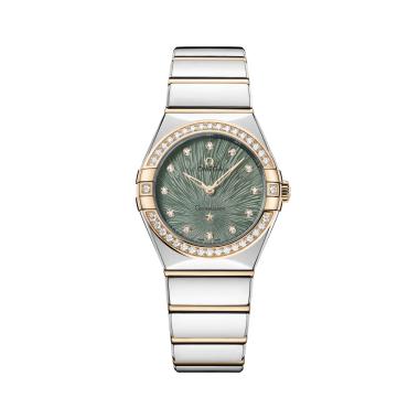 Damenuhr, Quarzwerk, Omega Constellation