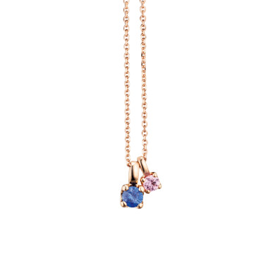 Halsschmuck, Roségold, Capolavoro Collier Rainbow