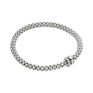         Weißgold, Armschmuck, FOPE Solo Flex'it Armband