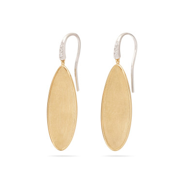 Ohrringe, Weißgold, Marco Bicego Lunaria Twist Ohrringe