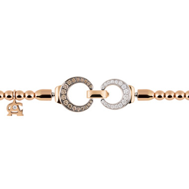         Roségold, Armschmuck, Al Coro Mezzaluna Attrae Armband