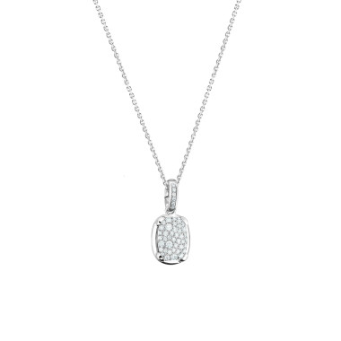 Halsschmuck, Weißgold, Capolavoro Collier Capriccio