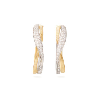 Ohrringe, Weißgold, Marco Bicego Marakech Ohrringe