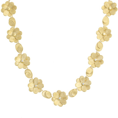 Halsschmuck, Gelbgold, Marco Bicego Petali Collier