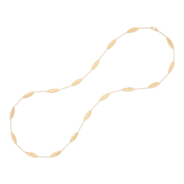         Gelbgold, Halsschmuck, Marco Bicego Lunaria Twist Halskette