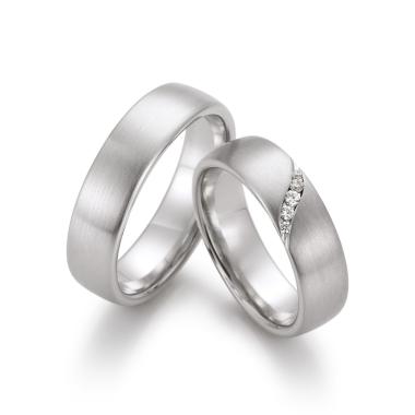 Ringe, Weißgold, August Gerstner Trauringe