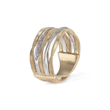 Ringe, Weißgold, Marco Bicego Marrakech Onde Ring