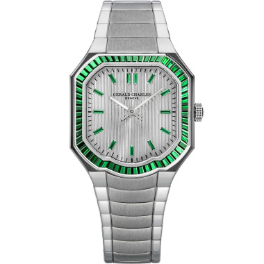 Automatik, Gerald Charles Masterlink Gem-Set Limited Edition green