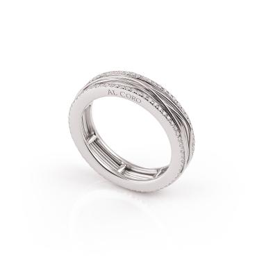 Ringe, Weißgold, Al Coro Serenata Ring