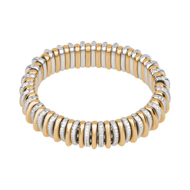         Gelbgold &amp; Weißgold, Armschmuck, FOPE Panorama Flex'it Armband
