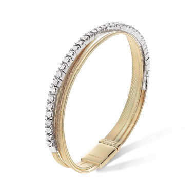 Armschmuck, Weißgold, Marco Bicego Masai Armband