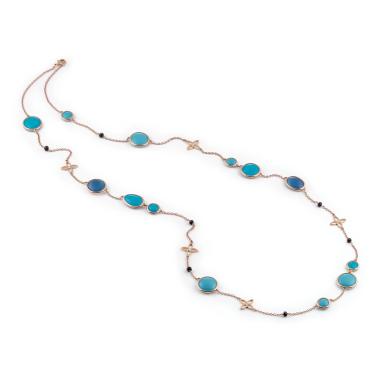 Halsschmuck, Roségold, Al Coro Candy Collier