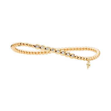 Armschmuck, Gelbgold, Capolavoro Armband Flessibile