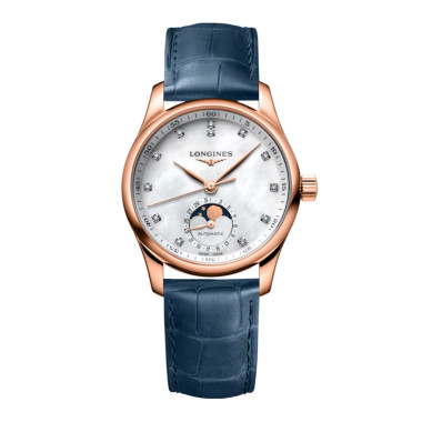 Damenuhr, Automatik, Longines MASTER COLLECTION MOONPHASE