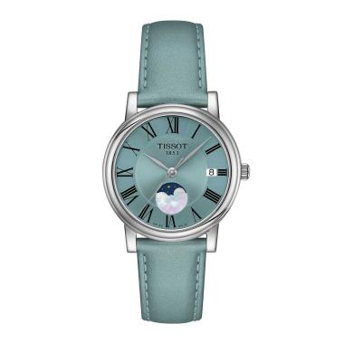 Damenuhr, Quarzwerk, Tissot Carson Premium Lady Moonphase