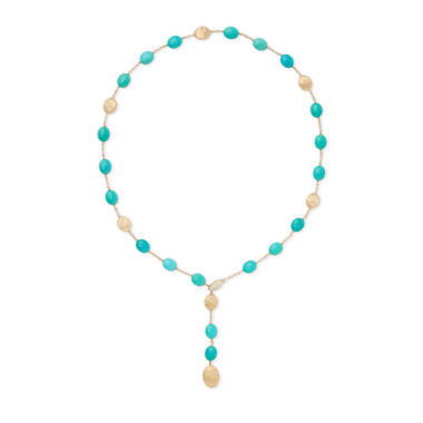 Halsschmuck, Gelbgold, Marco Bicego Jaipur Link Halskette