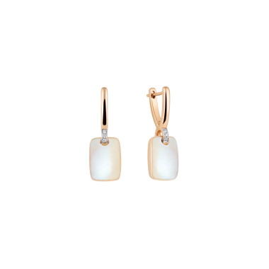 Roségold, Ohrringe, Al Coro La Piazza Ohrringe