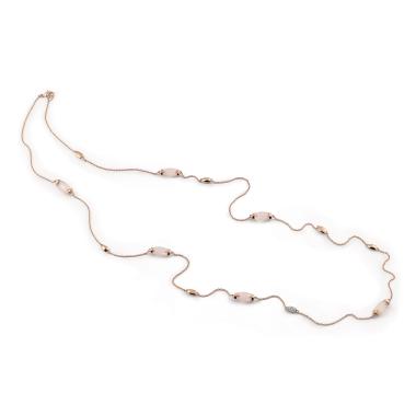 Halsschmuck, Roségold, Al Coro La Piazza Collier