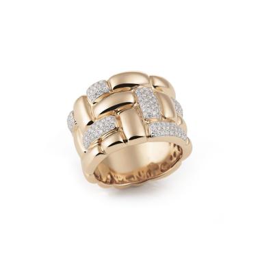 Ringe, Roségold, Al Coro La Piazza Ring