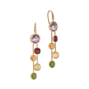 Ohrringe, Gelbgold, Marco Bicego Jaipur Color Ohrhänger