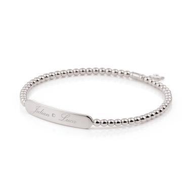 Armschmuck, Weißgold, Al Coro Stretchy Armband