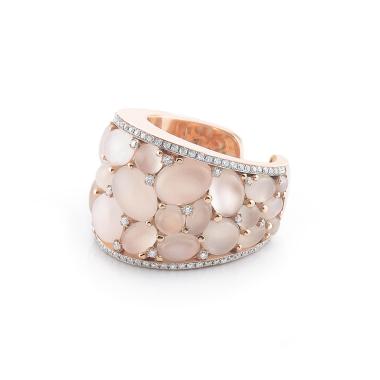Ringe, Roségold, Al Coro Mezzaluna Ring