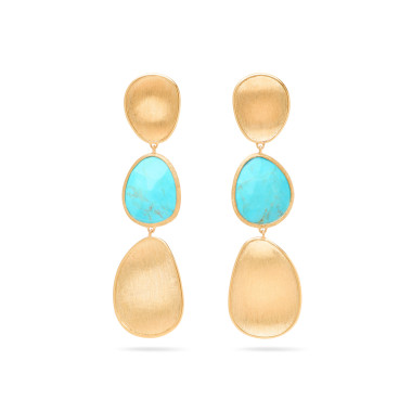 Ohrringe, Gelbgold, Marco Bicego Lunaria Color Ohrringe