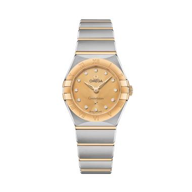 Damenuhr, Quarzwerk, Omega Constellation