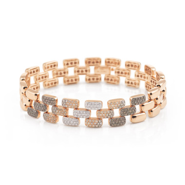 Roségold, Armschmuck, Al Coro La Piazza Armband