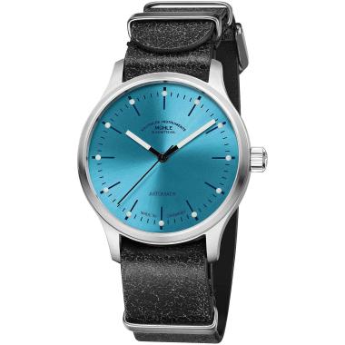 Unisex, Automatik, Mühle Glashütte Panova Türkisblau