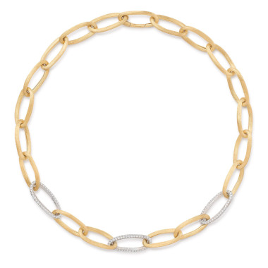         Gelbgold, Halsschmuck, Marco Bicego Jaipur Link New Halskette