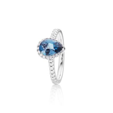 Ringe, Weißgold, Capolavoro Ring Jennifer x Espressivo