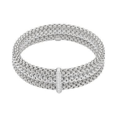         Weißgold, Armschmuck, FOPE Solo Flex'it Armband