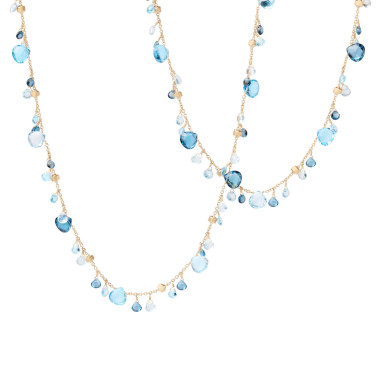 Halsschmuck, Gelbgold, Marco Bicego Paradise Halskette