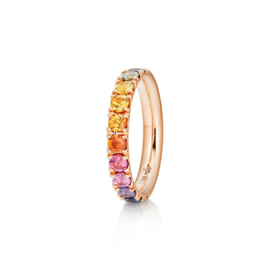 Ringe, Roségold, Capolavoro Ring Rainbow