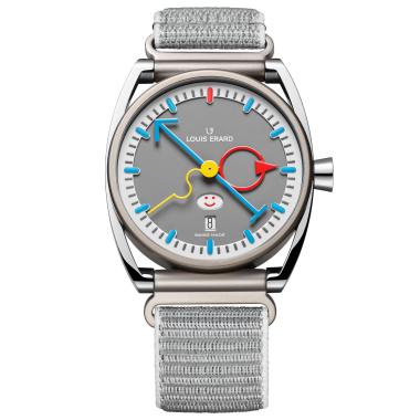 Unisex, Automatik, Louis Erard Louis Erard x Alain Silberstein Smile-Day Grey