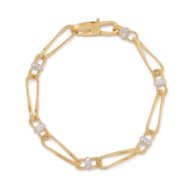 Armschmuck, Weißgold, Marco Bicego Marrakech Onde New Armband