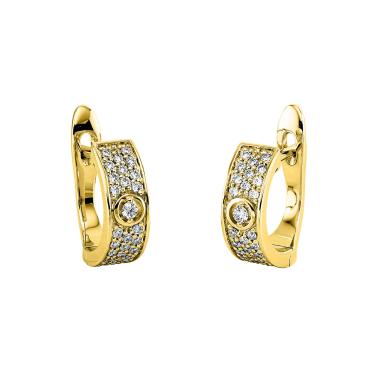 Ohrringe, Gelbgold, Becker Young Fashion Kollektion Creolen