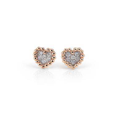 Ohrringe, Roségold, Al Coro Palladio Ohrstecker