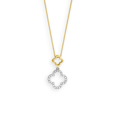 Halsschmuck, Weißgold, Becker Young Fashion Kollektion Anhänger