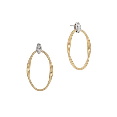Gelbgold, Ohrringe, Marco Bicego Marrakech Onde Ohrringe